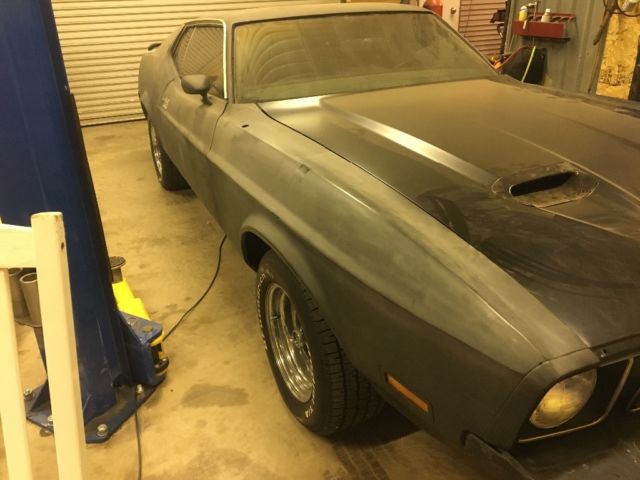 1973 Blue Ford Mustang Fastback