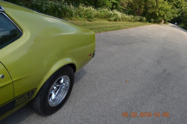 1973 GREEN GOLD Ford Mustang Fastback