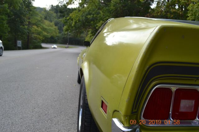 1973 GREEN GOLD Ford Mustang Fastback
