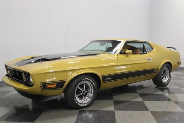 1973 Gold Ford Mustang