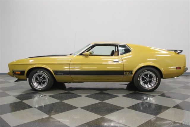 1973 Gold Ford Mustang