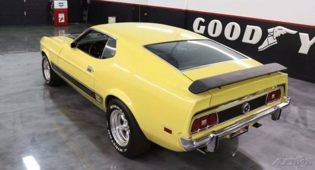 1973 Yellow Ford Mustang Fastback