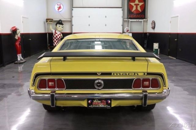 1973 Yellow Ford Mustang Fastback