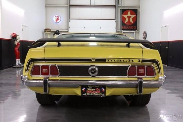 1973 Yellow Ford Mustang Fastback