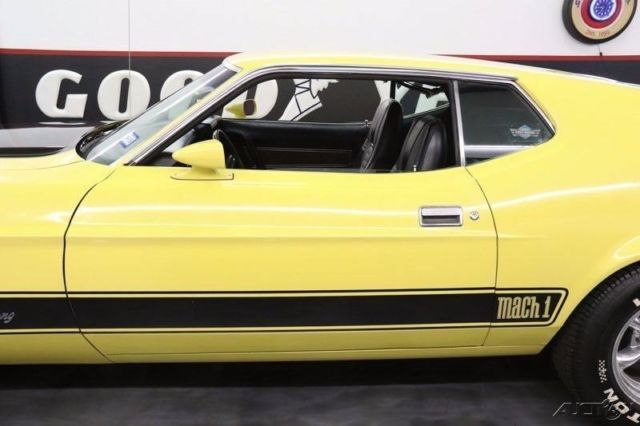 1973 Yellow Ford Mustang Fastback