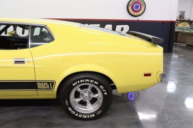 1973 Yellow Ford Mustang Fastback
