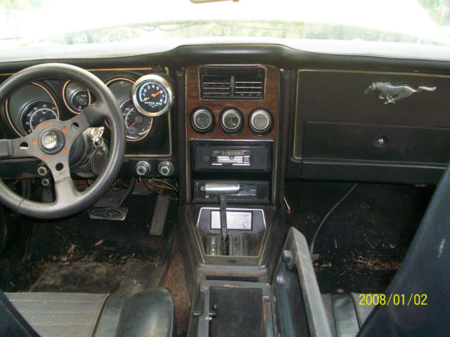 1973 Yellow Ford Mustang Mach 1