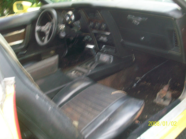 1973 Yellow Ford Mustang Mach 1