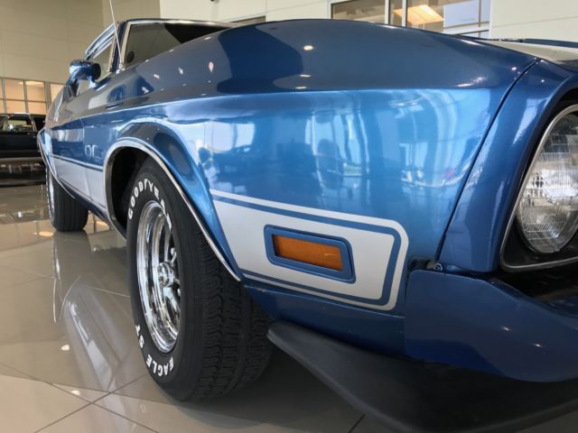1973 Hugger Blue Ford Mustang Coupe