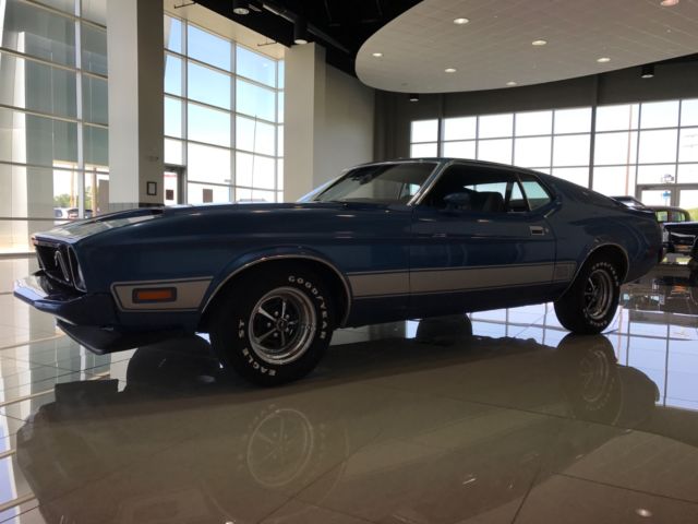 1973 Hugger Blue Ford Mustang Coupe