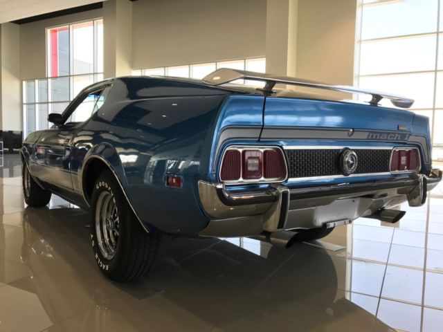 1973 Hugger Blue Ford Mustang Coupe