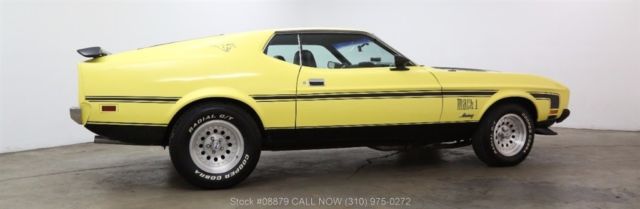 1973 Yellow Ford Mustang