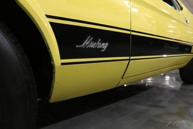 1973 Yellow Ford Mustang Fastback