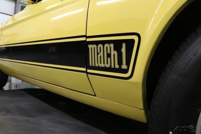 1973 Yellow Ford Mustang Fastback