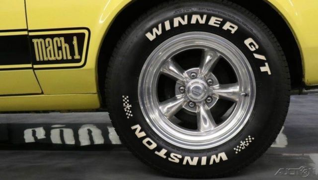 1973 Yellow Ford Mustang Fastback