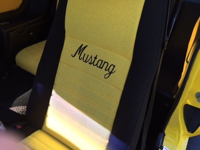 1973 Yellow Ford Mustang Fastback