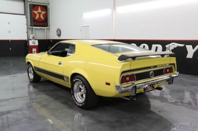 1973 Yellow Ford Mustang Fastback