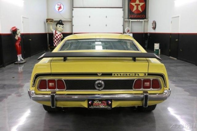 1973 Yellow Ford Mustang Fastback