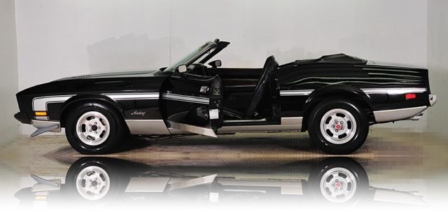 1973 BLACK - SILVER Ford Mustang Convertible