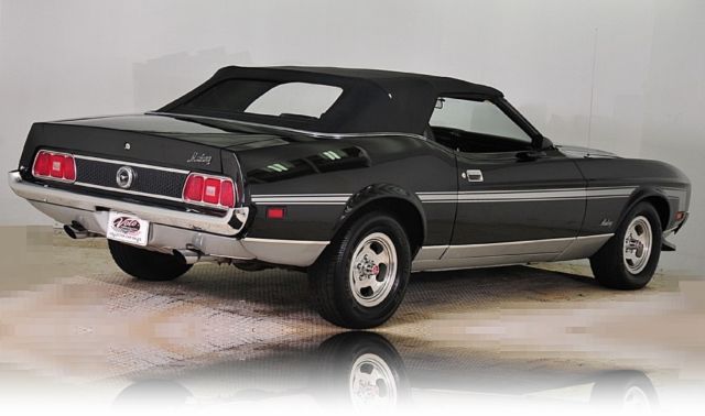 1973 BLACK - SILVER Ford Mustang Convertible