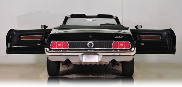 1973 BLACK - SILVER Ford Mustang Convertible