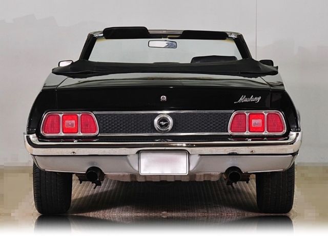1973 BLACK - SILVER Ford Mustang Convertible