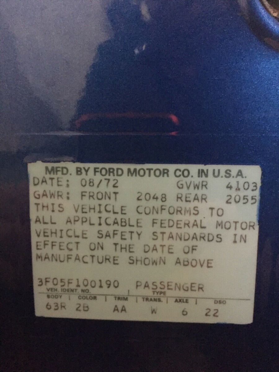 1973 Ford Mustang Fastback