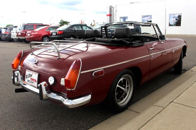 1973 Maroon MG MGB