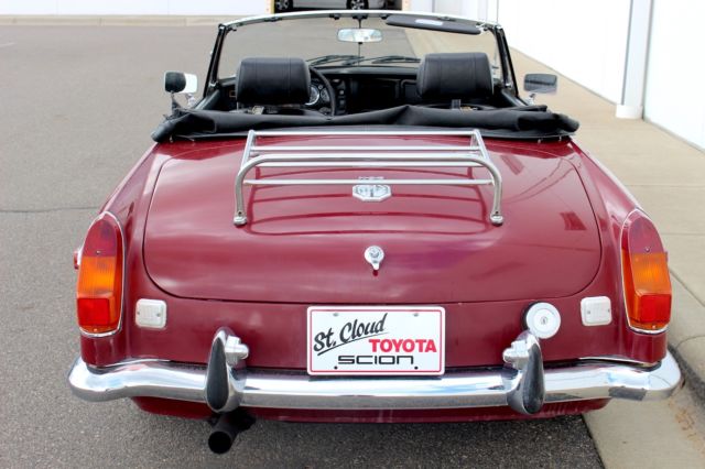 1973 Maroon MG MGB