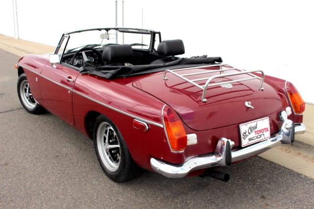 1973 Maroon MG MGB