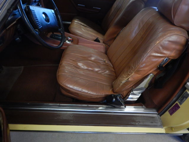 1973 Yellow Mercedes-Benz 400-Series Convertible