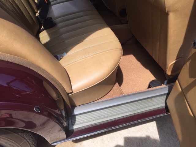 1973 Burgundy Mercedes-Benz 200-Series Sedan