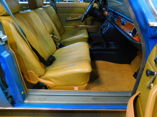 1973 Blue Mercedes-Benz 200-Series Sedan