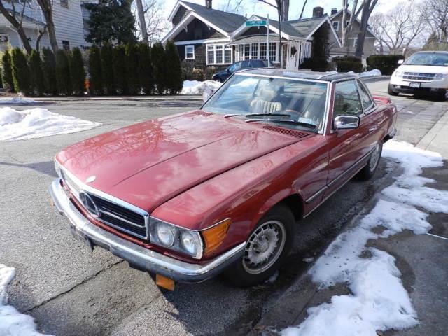 1973 Burgundy Mercedes-Benz SL-Class --