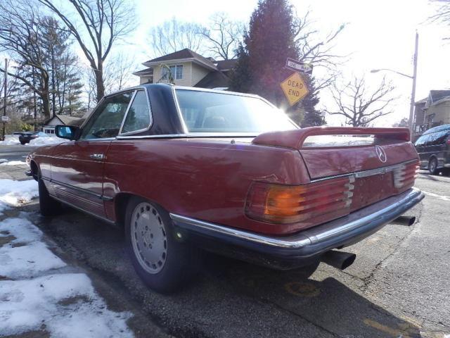 1973 Burgundy Mercedes-Benz SL-Class --