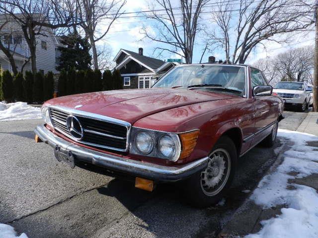 1973 Burgundy Mercedes-Benz SL-Class --