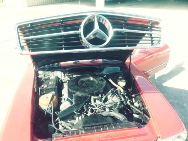 1973 Candy Apple Red Mercedes-Benz 400-Series Coupe