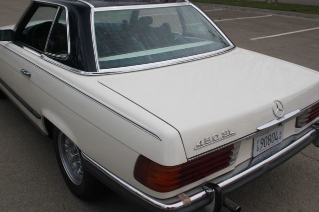 1973 White Mercedes-Benz 400-Series Convertible