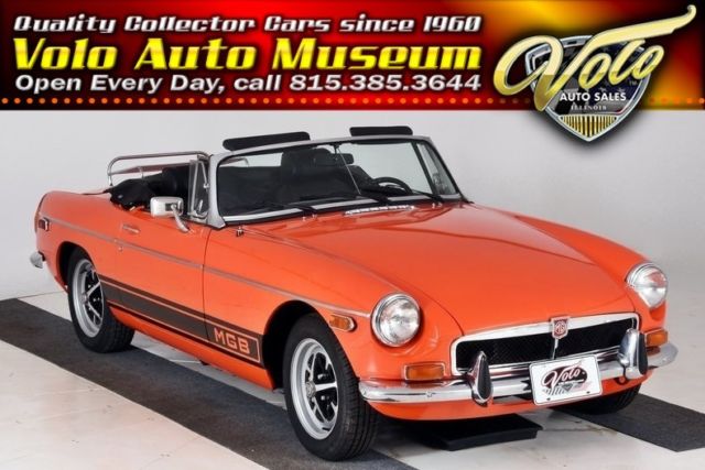 1973 Orange MG MGB Convertible