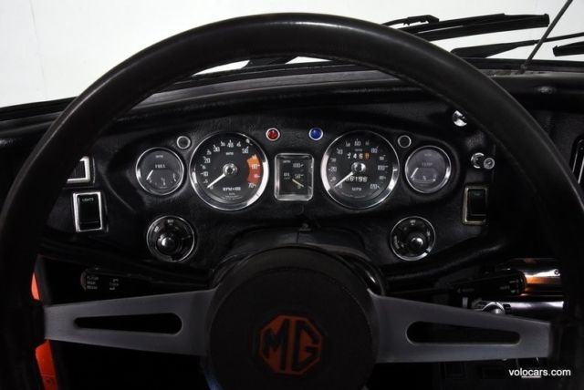 1973 Orange MG MGB Convertible