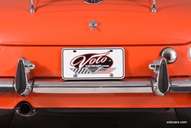 1973 Orange MG MGB Convertible