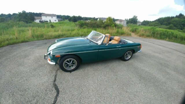 1973 British Racing Green MG MGB Convertible