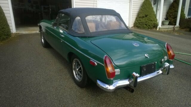 1973 British Racing Green MG MGB Convertible