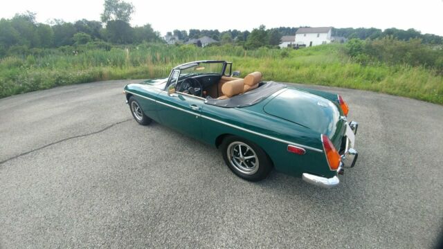 1973 British Racing Green MG MGB Convertible