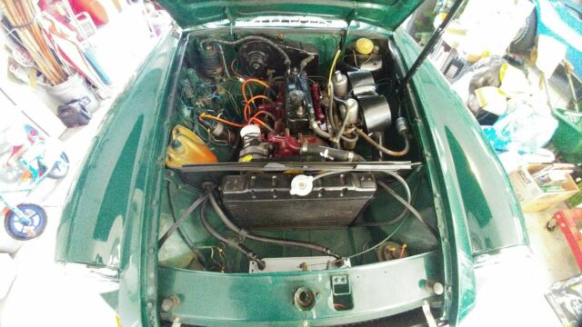 1973 British Racing Green MG MGB Convertible