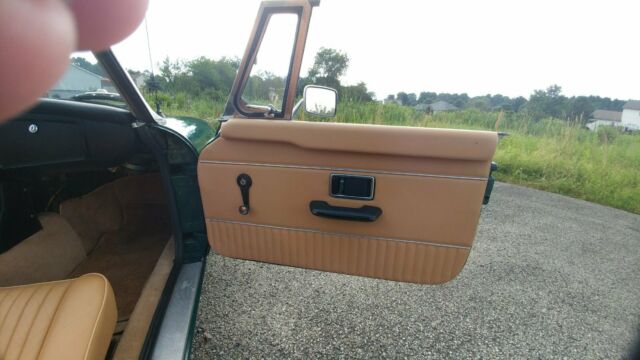 1973 British Racing Green MG MGB Convertible