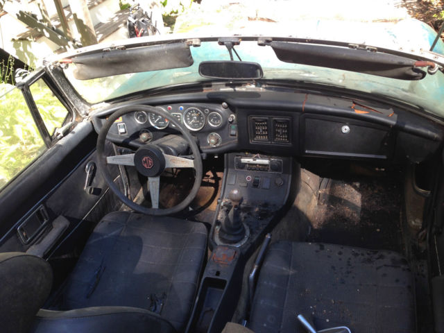 1973 Teal MG MGB Convertible