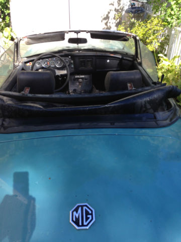 1973 Teal MG MGB Convertible