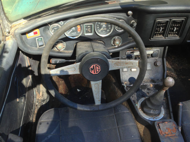 1973 Teal MG MGB Convertible