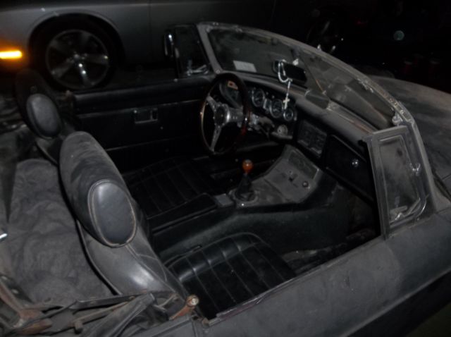 1973 Black MG MGB Convertible